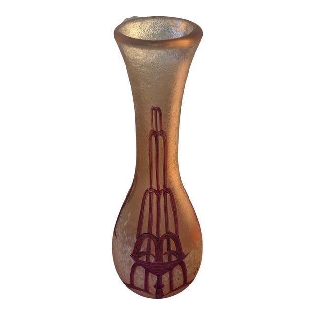 Description Maker: Legras & Cie (St. Denis, Paris, France) Period: Circa 1920–1930 (Art Deco Period) Material: Acid-etched...