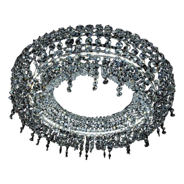 Avantgarde Crystal Chandelier by Aggiolight For Sale