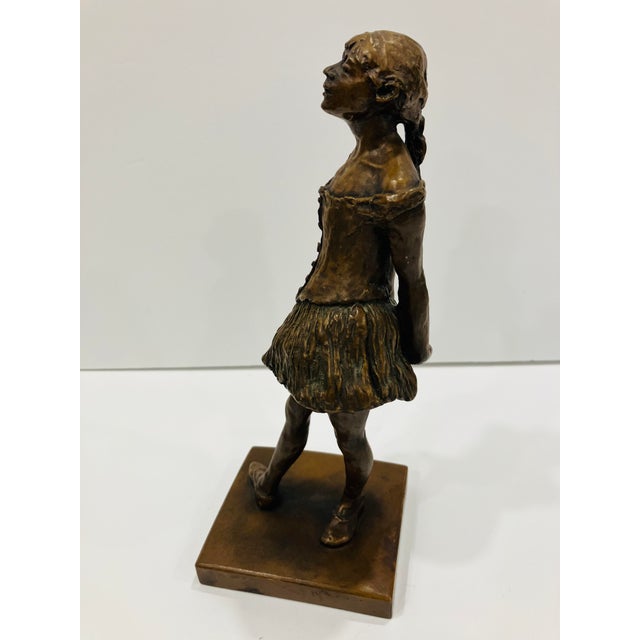 This MFA reproduction sculpture of Degas’s “The Little Ballerina of Fourteen Years” is 10 inches in height The original is...