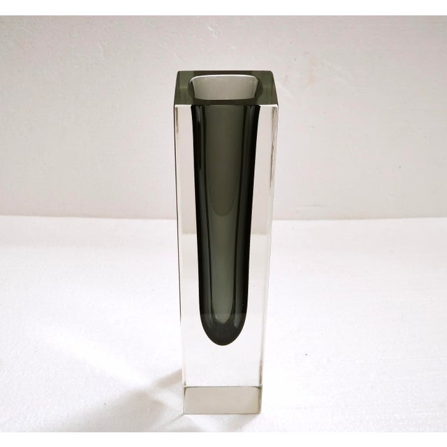 Large Murano Sommerso Glass Vase from Alessandro Mandruzzato, 1970s For Sale - Image 15 of 18