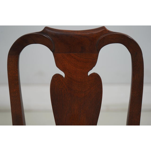 Queen Anne Style Mahogany Diminutive Armchair For Sale - Image 11 of 12