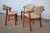 Beige Danish Chairs from Schou Andersen, 1960s, Set of 3 For Sale - Image 8 of 9