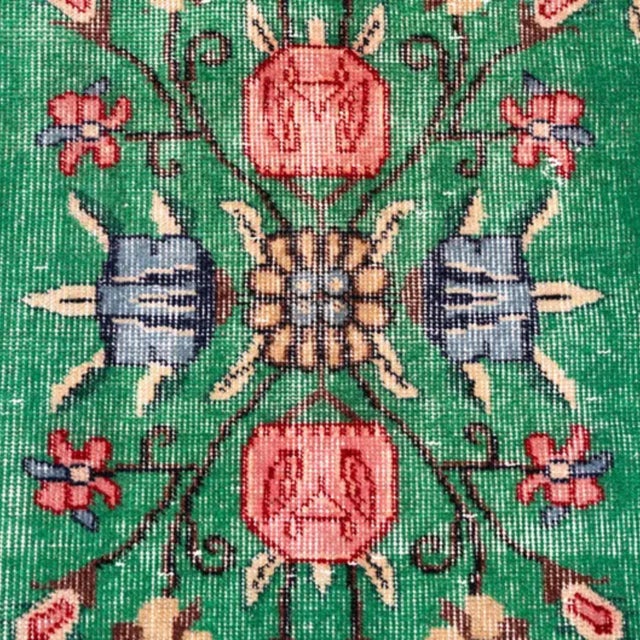 Isparta rugs come from western Anatolia and are known for mid-century floral designs and durable wool on a strong cotton...