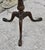 Mahogany Tilt Top Table Vintage Chippendale Pie Crust Edge Pedestal 3 Leg For Sale - Image 4 of 13