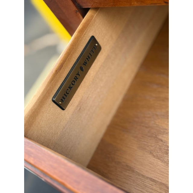 Hickory White Three Tier Rustic Etagere For Sale - Image 12 of 12