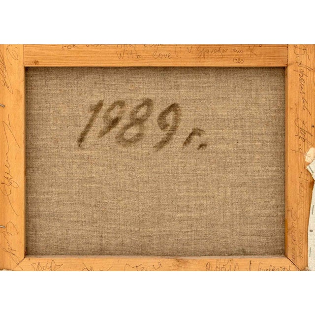 V. E. Gurev "In Zagorsk" Oil on Canvas, 1989 For Sale In New York - Image 6 of 6