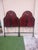 Mid-Century Modern Set of Headboards in Iron and Sheet Metal Painted in Rosewood Colour, 1920s-1930s For Sale - Image 3 of 15