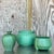 Infuse your home with timeless American charm with this vintage trio of matte glazed ceramic vases. Crafted with attention...
