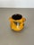 1970s Vintage German Orange Ceramic Studio Pottery Vase from Marei Ceramics, 1970s For Sale - Image 5 of 18