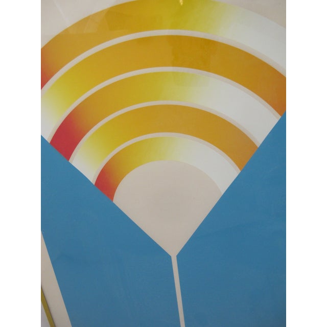 Mid-Century Modern Masaaki Noda Signed Artist Proof Accordance 13 Framed Vintage Abstract Print For Sale - Image 3 of 9