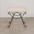 French Panoplie Iron Loop Stool, Boucle For Sale - Image 3 of 10