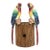 Faience Parrot Candle / Planter Decor Set For Sale