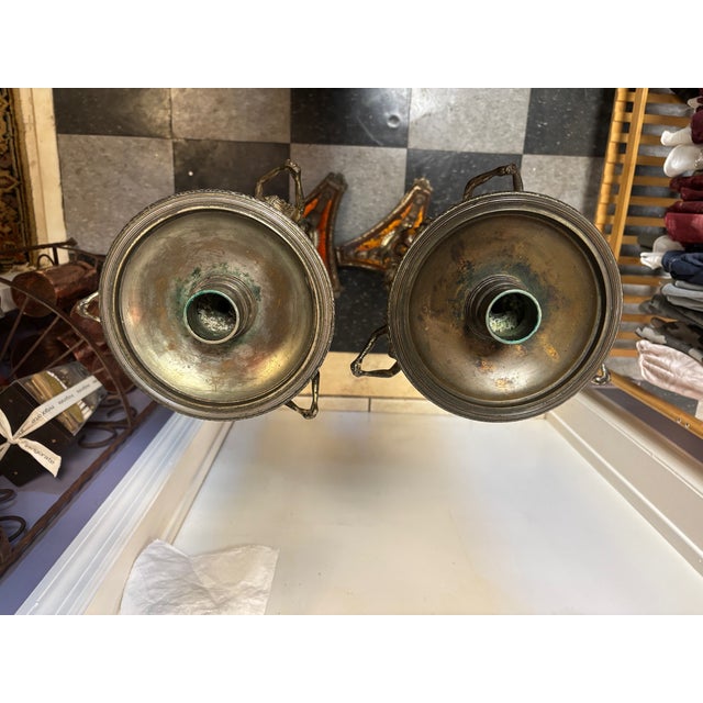 Pair of 1930s Floor Candelabras For Sale - Image 15 of 15