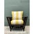 This vintage stick rattan lounge chair showcases the classic geometric styling synonymous with early 20th-century tropical...