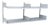 Vintage Wall Shelf in Aluminium by Dieter Rams for Vitsoe For Sale