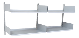 Vintage Wall Shelf in Aluminium by Dieter Rams for Vitsoe