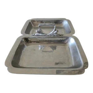 Vintage Cellini-Craft Handwrought Aluminum Tray