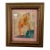 1966 Signed Joseph Kardonne Mid-Century Modern Expressionist Nude in Vintage Gilt Frame For Sale