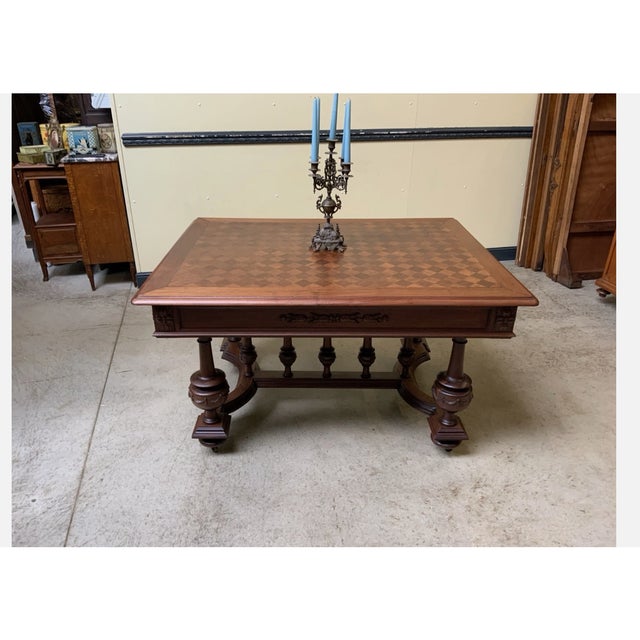 Antique Extendable Table, 1910 For Sale - Image 13 of 13