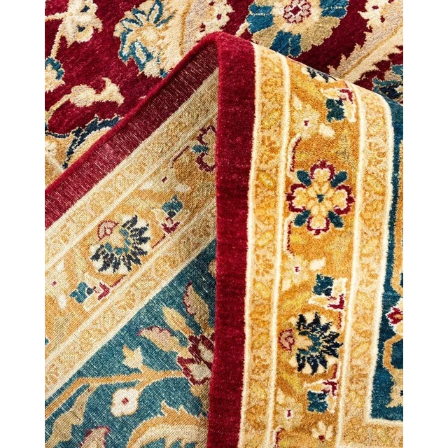 Mogul, One-of-a-Kind Hand-Knotted Area Rug in Red, 8' 2" x 10' 5" For Sale In New York - Image 6 of 8