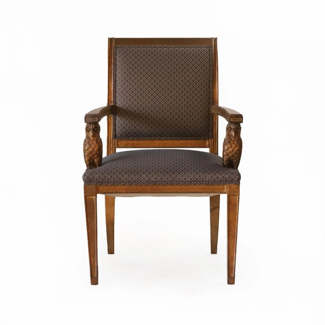 20th Century French Art Deco Armchair 24.75"W * 19.25"D * 37.5"H Seat Height: 19"