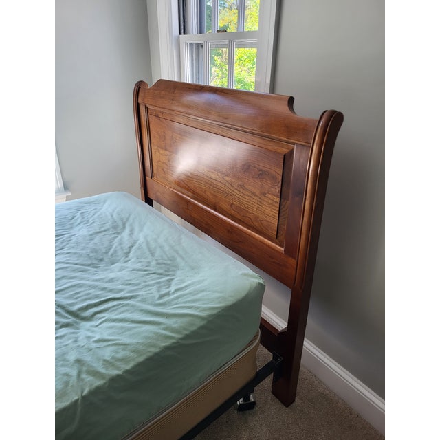 Wood Stickley Pair of Matching Headboards For Sale - Image 7 of 17