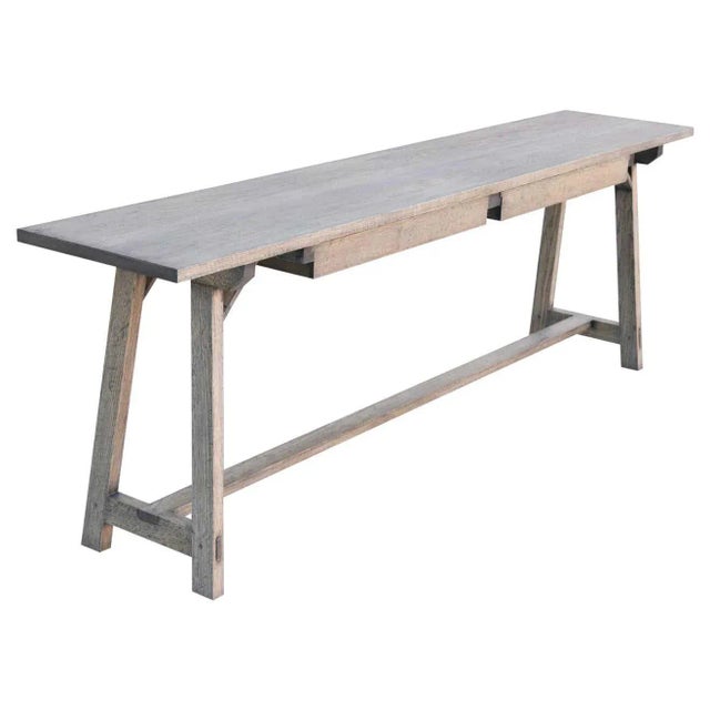 Console Table Made from Oak by Petersen Antiques For Sale - Image 11 of 11