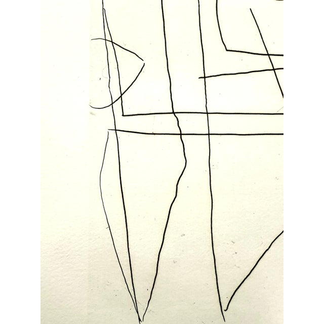 Wood André Lanskoy - Composition - Original Etching 1960 For Sale - Image 7 of 8