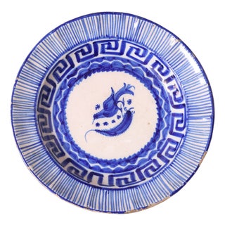 19th Century Spanish Pottery Plate (F) For Sale