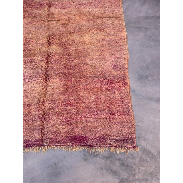 Mid-Century Moroccan Rug - 5'1" X 7'10" Ft For Sale In Cleveland - Image 6 of 10