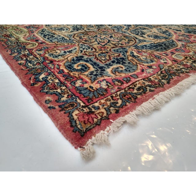 Antique Persian Lavar , 7'3" X 7'8" For Sale In New York - Image 6 of 6