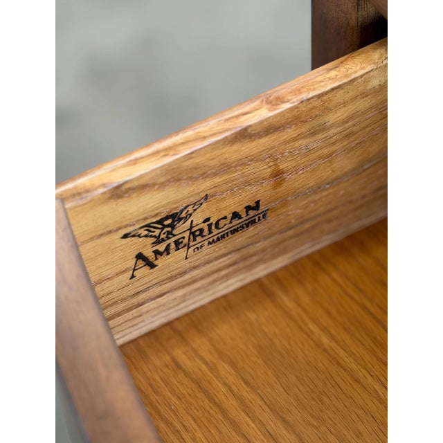 Wood Mid-Century Modern Walnut 12-Drawer Dresser by American of Martinsville For Sale - Image 7 of 12