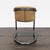 2000 - 2009 Industrial Style Lounge Chair With Metal Frame and Brown Leather Seat For Sale - Image 5 of 10