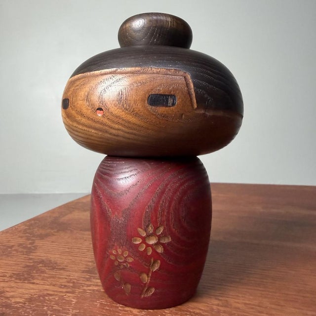 Vintage Sosaku Kokeshi Yamanaka Sanpei, 1970s For Sale - Image 11 of 12