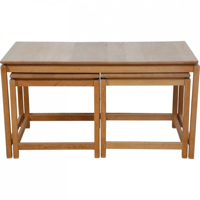 Vintage Tables in Oak by Kurt Østervig, 1960s, Set of 3 For Sale - Image 6 of 18