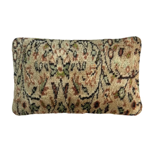 Vintage Handmade Rug Cushion Cover For Sale