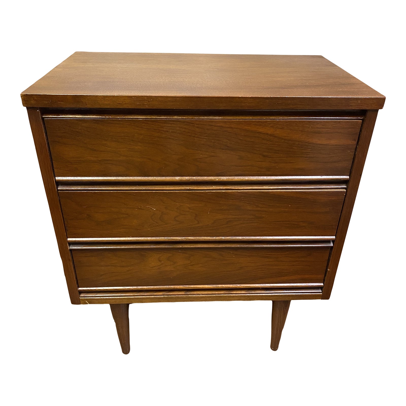 1960s MidCentury Modern Dixie Nightstand Three Drawer Chairish