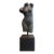 1990s Modernist Bronze Female Torso Sculpture in the Style of Kelly Wearstler For Sale