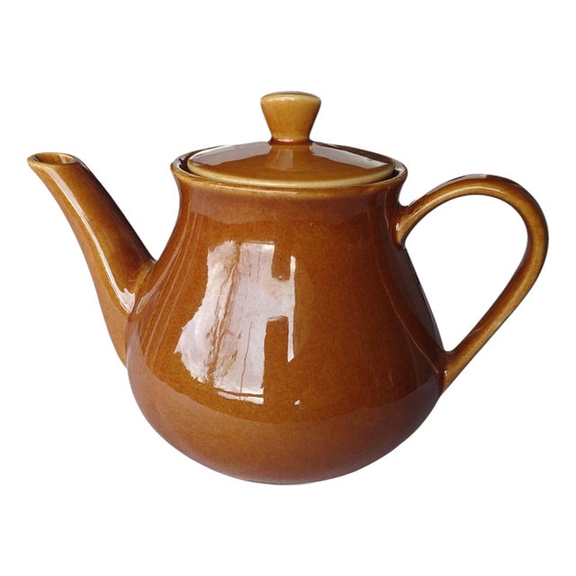 Mid-Century Ovenproof Ceramic Teapot from Waku, Germany, 1960s For Sale