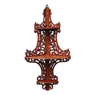 French Large XIXth Century Wall Angle Shelf. For Sale