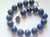 Contemporary Natural Lapis Lazuli Necklace With Agate Druzy Clasp For Sale - Image 3 of 7