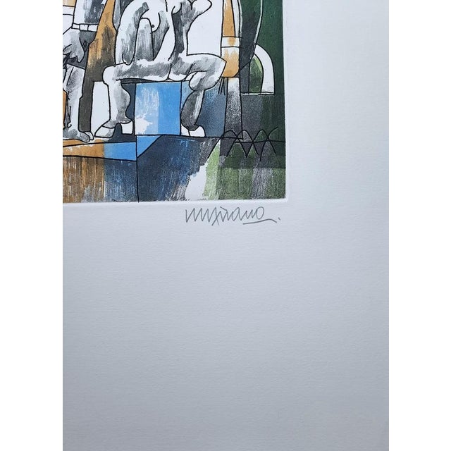 Eugenio Chicano (1935 - 2019) Composition 2007 Etching and aquatint on Guarro paper, signed and numbered on 50 in pencil...