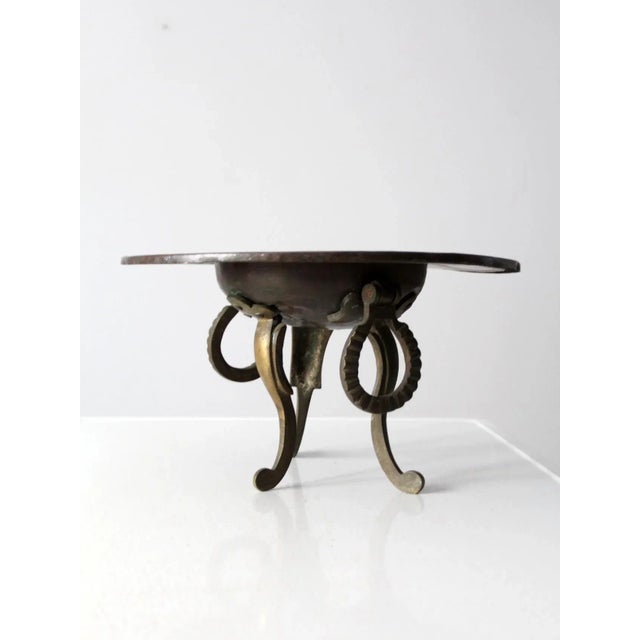 Antique Copper and Brass Brazier For Sale - Image 9 of 13
