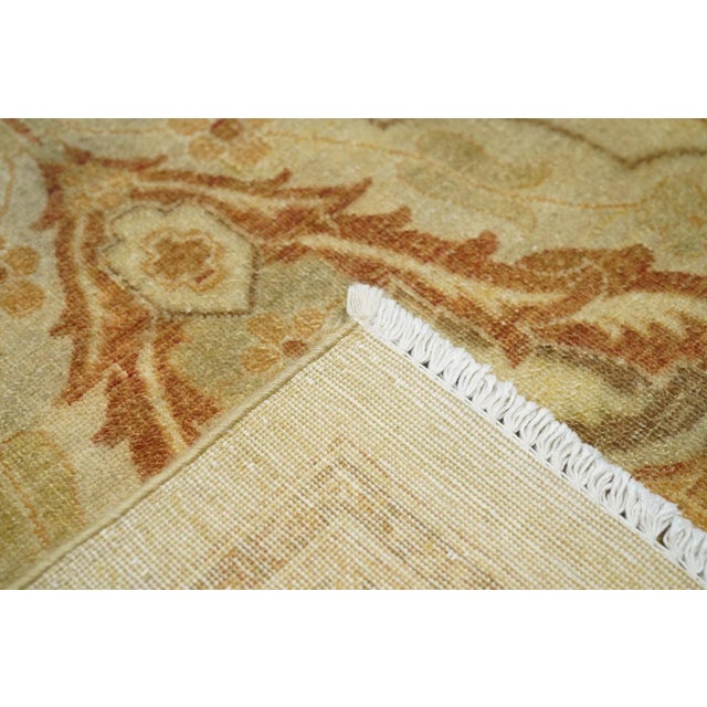 Sand Tabriz Rug 10'0'' X 13'5'' For Sale - Image 8 of 11