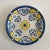 Tiffany & Co. Este Ceramiche Made in Italy Decorative Plate, Blue Yellow Floral For Sale - Image 10 of 10