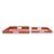 Kenneth Ludwig Chicago Saint Tropez Square Tray Set of 2 - Intense Rust For Sale - Image 4 of 10