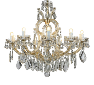 Maria Teresa Crystal Living Room Chandelier, 1950