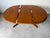 1980s 1970s Mid-Century Danish Modern Teak Expanding Round- Oval Dining Table For Sale - Image 5 of 18