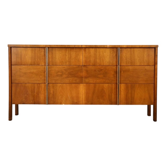 John Widdicomb Vintage Mid Century Modern Lowboy Dresser C. 1960s For Sale