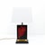 Caribbean Lamp with Red Gorgonian Inclusion from Maison Le Dauphin, France, 1970s For Sale - Image 9 of 9